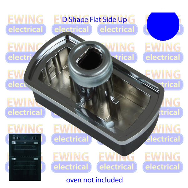 Belling BI60EPYRAU BI60MFB BI60MFS Oven Electric Knob Black/Chrome 083240902