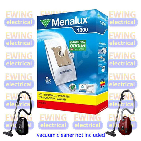Menalux S Bag Duraflow Vacuum Bags Pack of 5 Part 1800 previously E200B