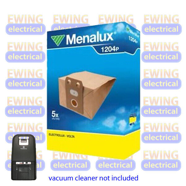 Menalux 1204P T47B Paper Vacuum Bags Pk5 - Volta 200 2000 Series - IN STOCK