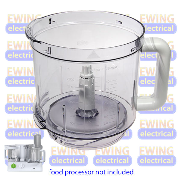 Braun 3202 3205 Food Processor Bowl AS00005622 7322010204 BR67051144