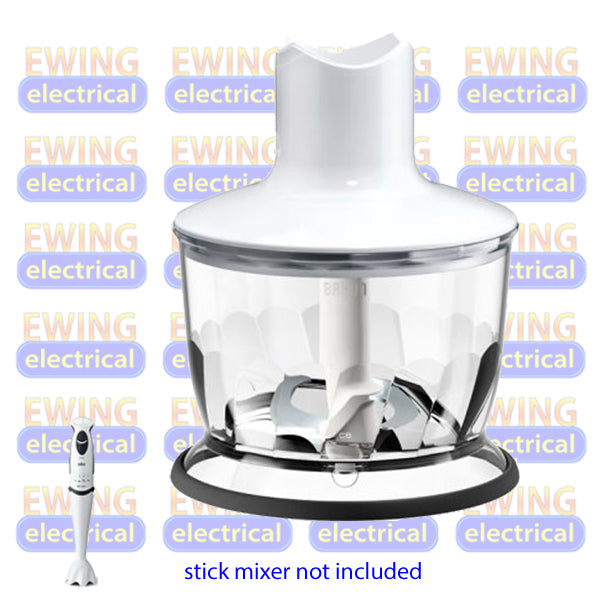 Braun 4191 Stick Mixer 500mL Chopping Attachment BR67050193 AX22110003
