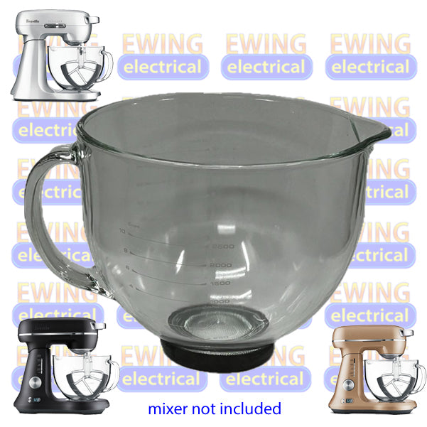 Breville BEM430 BEM823 BEM825 Mixer Glass Bowl BEM825BAL/22 SP0009319