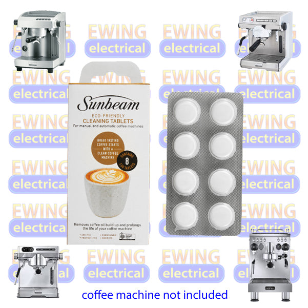 Sunbeam Espresso Machine Cleaning Tablets 2179556 EMA0025CL EM0020 PK8