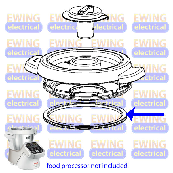 Tefal FE800 Cuisine Companion Gasket for Lid MS0A19114