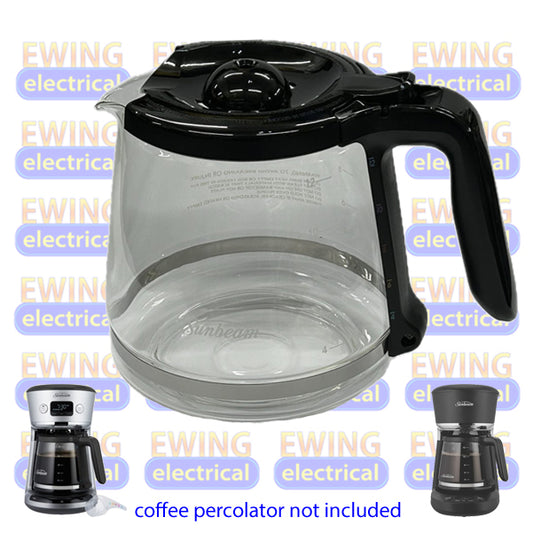 Sunbeam PC7800 PC8100 12 Cup Coffee Percolator Glass Carafe PC78002 PC81002