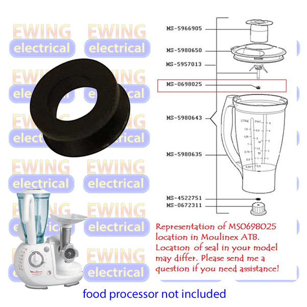 Moulinex Odacio Blender Joint Seal SS1530001005 MS0698025