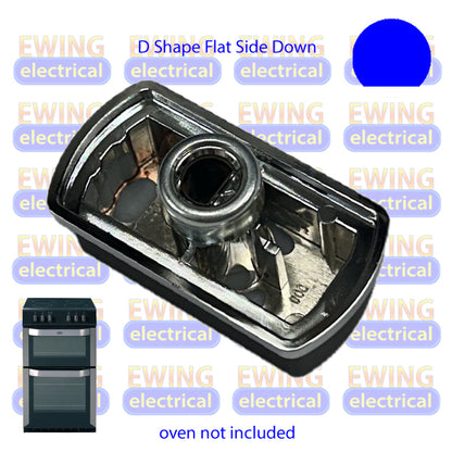 Belling FSE54DOSN BI90GS BI60FGS Oven Electric Knob Black/Chrome 083240900