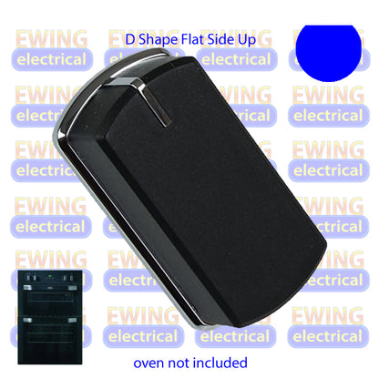Belling BI60EPYRAU BI60MFB BI60MFS Oven Electric Knob Black/Chrome 083240902