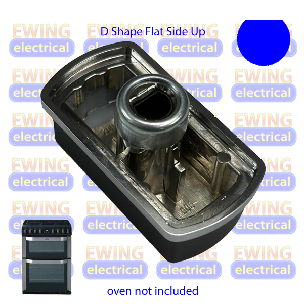 Belling FSE60IS FSE60MFS FSI60MFTB Oven Electric Knob Black/Chrome 083240904