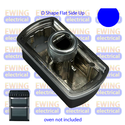 Belling FSE60IS FSE60MFS FSI60MFTB Oven Electric Knob Black/Chrome 083240904