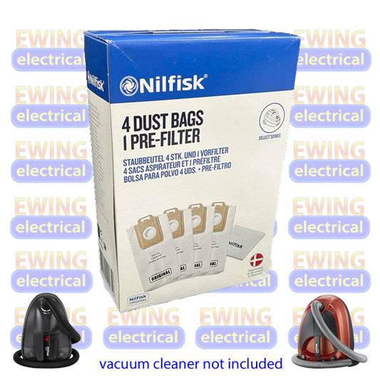 NIlfisk Power Select Vacuum Cleaner Bags 128389187 107407639