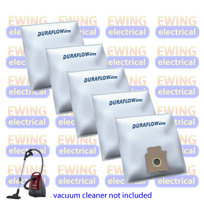 Menalux 2702 T28N 900196144 Panasonic Samsung Duraflow Vacuum Bags Pk5