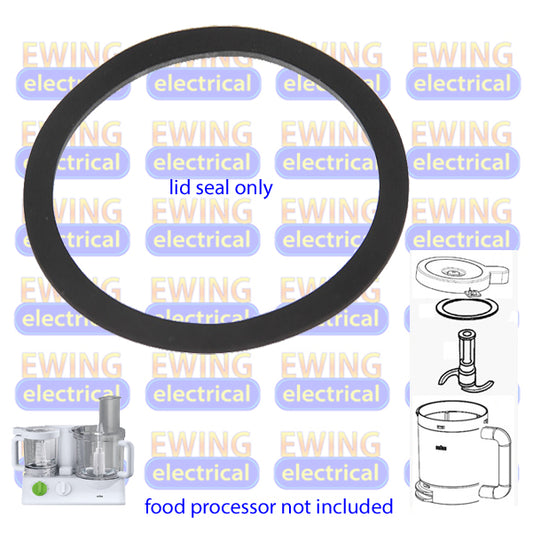 Braun 3202 Food Processor Small Processing Bowl Seal BR7000497 7000497