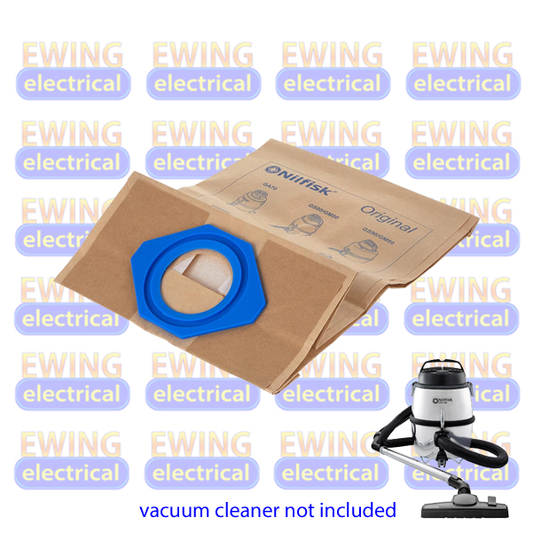 Nilfisk GM80 GS80 GM90 GS90 Canister Vacuum Paper Bags 81620000