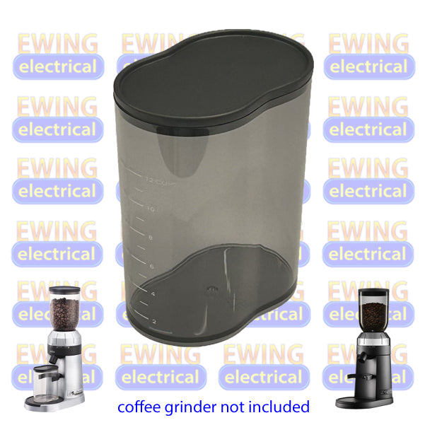 Sunbeam EM0480 Coffee Grinder Grounds Container EM0480104 & Lid EM0480103