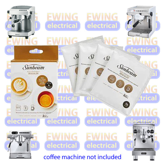 Sunbeam Espresso Machine Descaling Sachets EMA0015CL 2179557 EM0010 PK4
