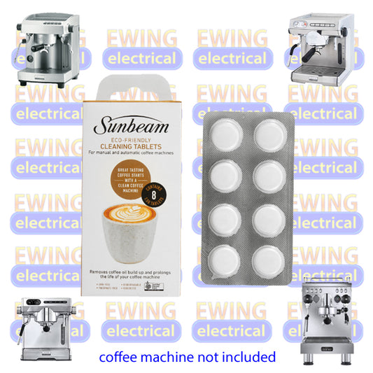 Sunbeam Espresso Machine Cleaning Tablets 2179556 EMA0025CL EM0020 PK8