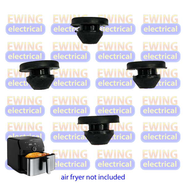 Tefal EY855D60 Easy Fry Mega Air fryer Set of 4 Feet SS9100055025